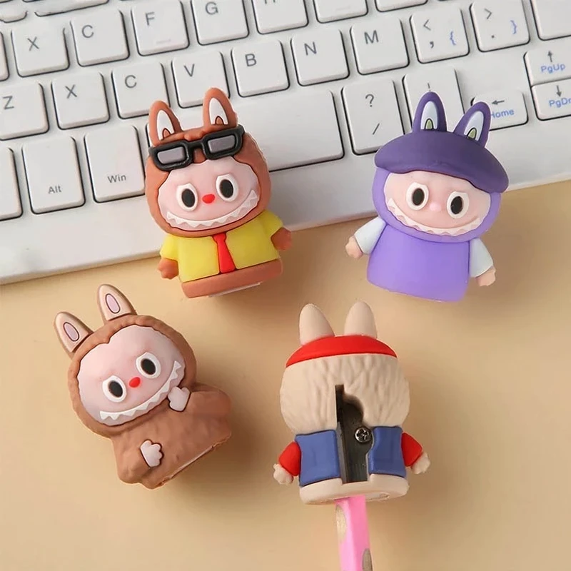 Labubu Rubber Pencil Sharpener 5 cm - Random Desgin